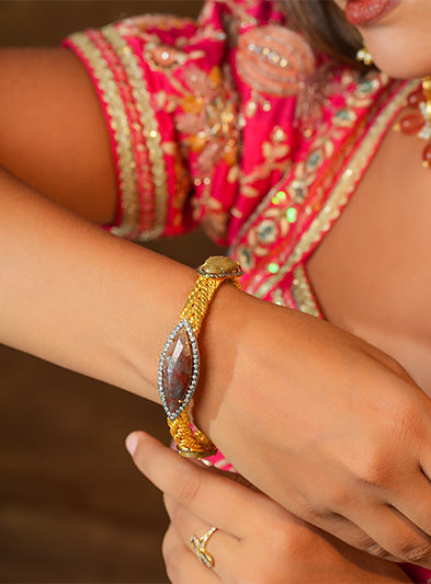 Sapphire Embrace Elegance